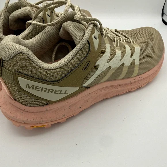 Merrell Women's Beige and Coral Athletic Shoes - Picture 3 of 10